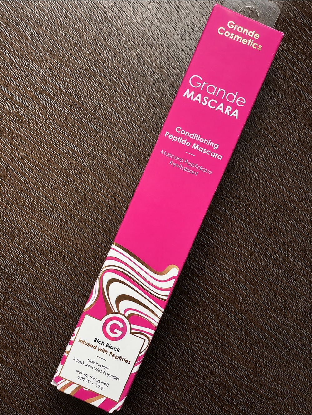 Grande Mascara Conditioning Peptide Mascara — Rich Black